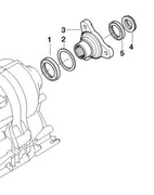 KOŁNIERZ WYCHODZĄCY skrzyni biegow bmw 24007588767