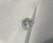 Moissanit biały 1 ct (+)  6.8 mm  do pierścionka 