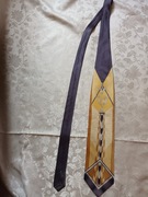 (UNIKAT)Krawat artystyczny-100%jedwab.Enrico Venturi.Hit.Kobieta.Mężczyzna