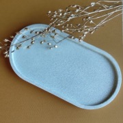 Rękodzieło.Gipsowa podstawka pod świece,biżuterię.