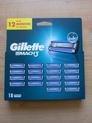 Gillette mach 3, kpl 18 sztuk- oryginał