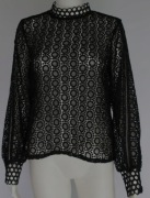 Ażurowa koronkowa bluzka H&M rozm. 36