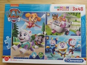 Puzzle Psi Patrol Clementoni 3x48 elementów nowe zafoliowane
