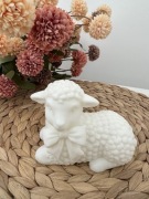 Baranek wielkanocny do koszyczka święconki dekoracja