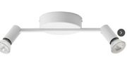 Oprawa sufitowa 2 reflektory, biały