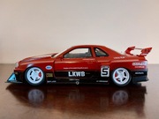 Model Nissan GTR R34, 1:24, oświetlenie, dźwięk silnika, dobra jakość 