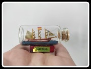 Columbus statek w butelce wersja mini