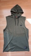 Tank top Pitbull z kapturem oliwkowy oliv khaki treningowy rozm. L