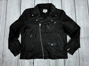 Kurtka H&M Biker Ramoneska  Skóra naturalna XL  Na motor