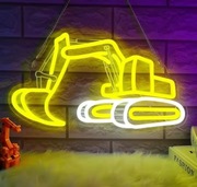 NEON KOPARKA LAMPKA LED DLA DZIECKA NA PREZENT ŚWIĄTECZNY BOB BUDOWNICZY 