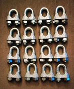 Zacisk linowy kabłąkowy 10mm 16szt