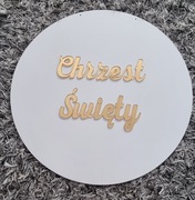 Tablica powitalna Chrzest Święty NOWA