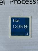 Naklejka INTEL CORE i3 + książeczka ^
