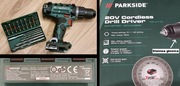 Wkrętarka Parkside PABS20-Li G8 +Gratis, nowa, gwarancja 3 lata, patrz foto
