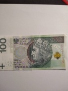 100 zł EP 0000036 - ekstremalnie niski numer -rzadkość 
