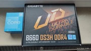 Płyta główna GIGABYTE B660M DS3H + procesor  i3-12100F