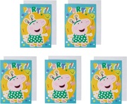 Zaproszenia Peppa Pig z Kopertami – 5 sztuk