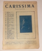 WYDAWNICTWO MINIATUROWE PRZEDWOJENNE...CARISSIMA.... NR 256