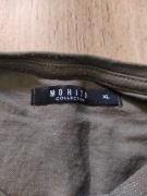 Bluzka Mohito XL khaki ze złotem na wiosnę 