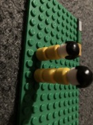 LEGO Włosy Męskie Krótkie Klasyczne 3901 Czarne