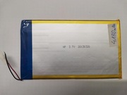 CIEŃKI AKUMULATOR 3,7V   4180 mAh, 80x140x2.8 mm, BATERIA 3.7V