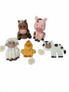 Z masy cukrowej na tort farma 