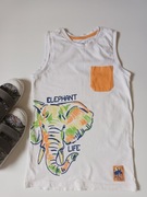 Chłopięca koszulka bezrękawów, na ramiączkach r 128