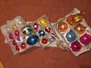 Szklane bombki choinkowe 