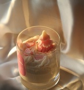 Świeca sojowa ozdobowa z drzewkiem - palo santo i wanilia - eko skład 300ml