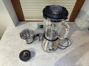 Blender kielichowy szklany 4w1 Yoer +MŁYNEK +2 Bidony 2,4L 1800W +stal INOX