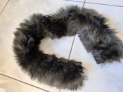 futerko do obszycia kaptura kołnierza kożuszek khaki oliwka