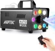 AgptEK Wytwornica dymu mgły  LED z bezprzewodowym pilotem 500W