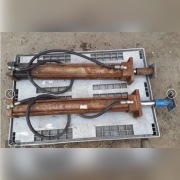 Silownik hydrauliczny tlok tloczysko prasa luparka