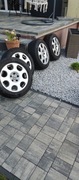 Sprzedam koła aluminiowe wraz z prawie nowymi oponami letnimi 205/55R16 