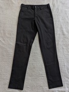 Nowe czarne eleganckie bawełniane spodnie Uniqlo 36