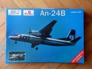 Antonow An-24B "LOT" firmy A-model w skali 1:144