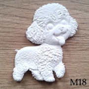 Pudel miniaturowy pełna detali kolorowanka antystresowa 3D dla dorosłych 