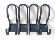 Wieszak haczyk podwójny Ikea Hjalmaren 902.436.31 czarny 4 sztuki NOWE