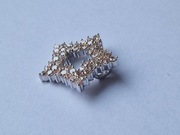 Srebrna zawieszka z cyrkoniami pr 925