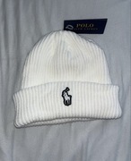 Ralph Lauren Biała czapka zimowa