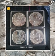 Srebrne Monety 4 x 1oz z serii Najniebezpieczniejsze stworzenia Australii