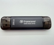 Dysk zewnętrzny SSD Transcend ESD310C 256GB Czarny
