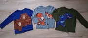 3x Koszulki Bluzeczki Dziecięce Dla Chłopca H&M r. 98/104