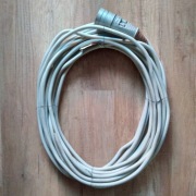 Kabel okrągły 4x2mm, 22 metry z wtyczką 380v
