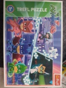 Puzzle trefl 100 pjmask pudżamersi