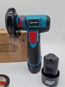 Mini Szlifierka akumulatorowa 12V 2x aku tarcza do cięcia 76mm