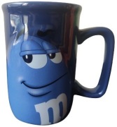 Kubek M&M's MMs M&Ms wypukły 3D - 320 ml - niebieski