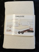 Prześcieradło jersey z gumką beżowe 200x200