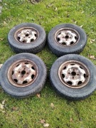 4 felgi stalowe do renow z oponami zimowymi - Colt 2003