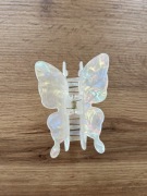 Wiosenna spinka klamra do włosów motyl motylek